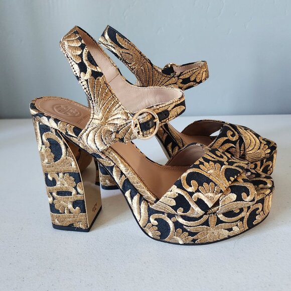 Tory Burch Platform Sandals "NEW" - Picture 5 of 16
